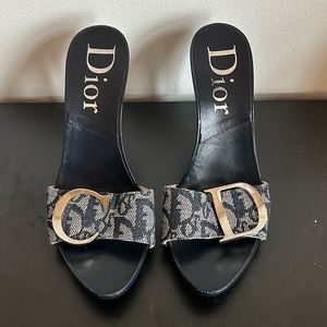 Vintage Christian Dior Trotter Logo Sandals